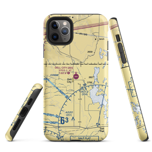 Dell City Municipal Airport (2E5) VFR Sectional  Tough iPhone Case