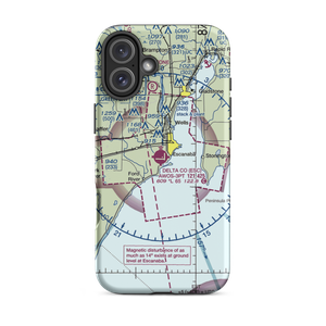 Delta County Airport (ESC) VFR Sectional  Tough iPhone Case