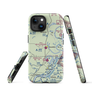 Delta Dusters, LLC Airport (LS83) VFR Sectional  Tough iPhone Case