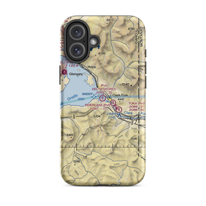 Delta Shores Airport (00ID) VFR Sectional  Tough iPhone Case