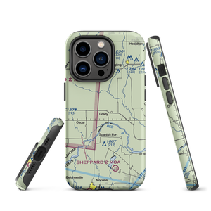 Dennis Ranch Airport (7OK0) VFR Sectional  Tough iPhone Case