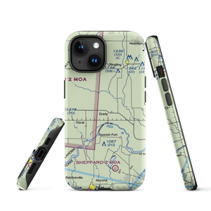 Dennis Ranch Airport (7OK0) VFR Sectional  Tough iPhone Case