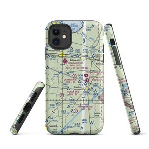 Dennis's Flying Farm Airport (TA86) VFR Sectional  Tough iPhone Case