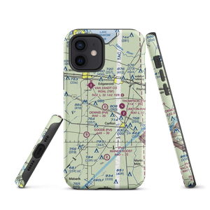 Dennis's Flying Farm Airport (TA86) VFR Sectional  Tough iPhone Case