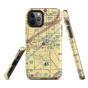 Denver City Airport (E57) VFR Sectional  Tough iPhone Case