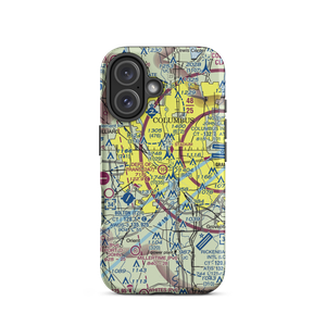 Department of Transportation Heliport (2A7) VFR Sectional  Tough iPhone Case