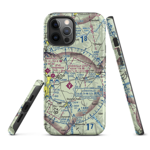 Derry Landing Strip (1OH7) VFR Sectional  Tough iPhone Case