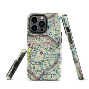 Derry Landing Strip (1OH7) VFR Sectional  Tough iPhone Case