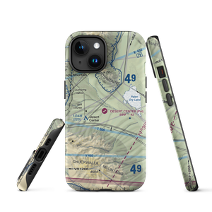 Desert Center Airport (CN64) VFR Sectional  Tough iPhone Case