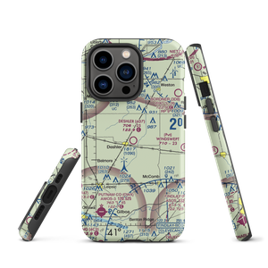 Deshler Municipal Landing Strip (6D7) VFR Sectional  Tough iPhone Case