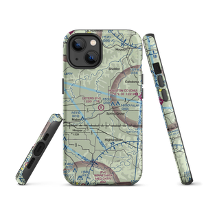 Deters Farms Airport (MY10) VFR Sectional  Tough iPhone Case