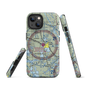 Detroit Lakes Airport - Wething Field (DTL) VFR Sectional  Tough iPhone Case