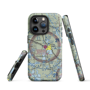 Detroit Lakes Airport - Wething Field (DTL) VFR Sectional  Tough iPhone Case