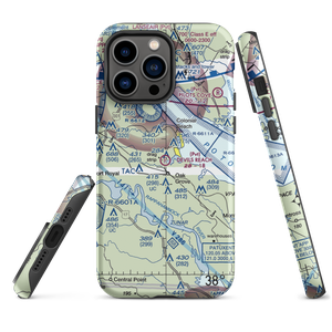 Devil's Reach Landing Airport (11VG) VFR Sectional  Tough iPhone Case