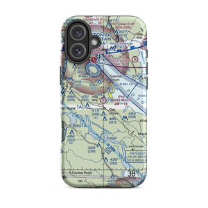 Devil's Reach Landing Airport (11VG) VFR Sectional  Tough iPhone Case