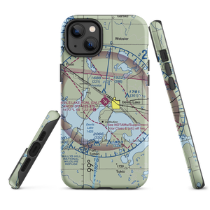 Devils Lake Regional Airport (DVL) VFR Sectional  Tough iPhone Case