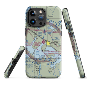 Devils Lake Regional Airport (DVL) VFR Sectional  Tough iPhone Case