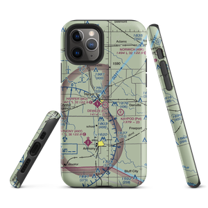 Deweze Airport (5KS3) VFR Sectional  Tough iPhone Case