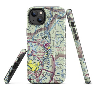 Dewitt Field,Old Town Municipal Airport (OLD) VFR Sectional  Tough iPhone Case