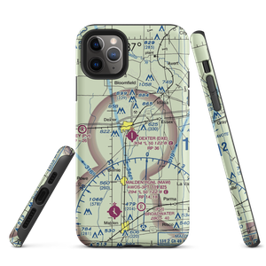 Dexter Municipal Airport (DXE) VFR Sectional  Tough iPhone Case