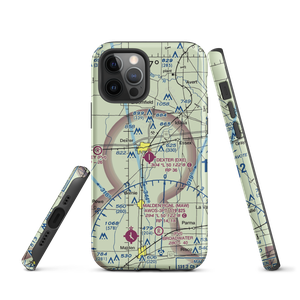 Dexter Municipal Airport (DXE) VFR Sectional  Tough iPhone Case