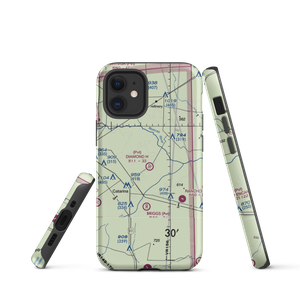 Diamond H Ranch Airport (0XS0) VFR Sectional  Tough iPhone Case