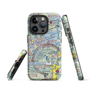 Diamond J Airport (TS85) VFR Sectional  Tough iPhone Case