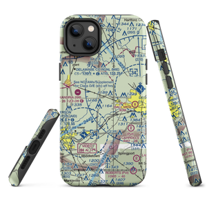 Diamond P. Field (02IN) VFR Sectional  Tough iPhone Case