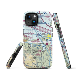 Diamond Point Airstrip (2WA1) VFR Sectional  Tough iPhone Case