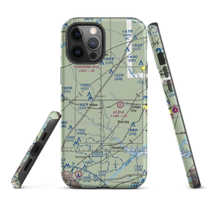 Dickson /Private/ Airport (SN93) VFR Sectional  Tough iPhone Case