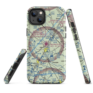 Dillon County Airport (DLC) VFR Sectional  Tough iPhone Case