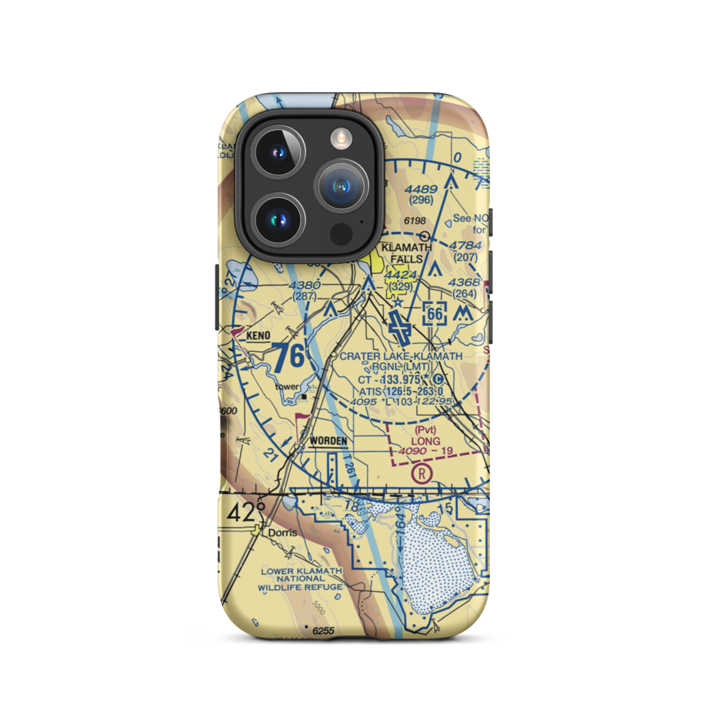 Dillon Field Airport (3OG3) VFR Sectional  Tough iPhone Case iPhone 16 Pro model shown