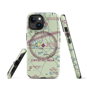 Dimmit County Airport (CZT) VFR Sectional  Tough iPhone Case