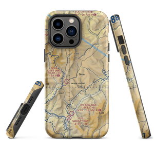 Dixie Town Airport (US-0010) VFR Sectional  Tough iPhone Case