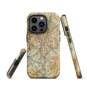 Dixie US Forest Service Airport (A05) VFR Sectional  Tough iPhone Case