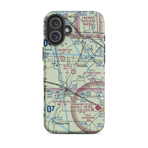 DJ Farm Airport (FA93) VFR Sectional  Tough iPhone Case