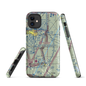 Djs Airport (OK07) VFR Sectional  Tough iPhone Case