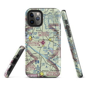 Dodge County Airport (UNU) VFR Sectional  Tough iPhone Case