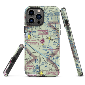 Dodge County Airport (UNU) VFR Sectional  Tough iPhone Case