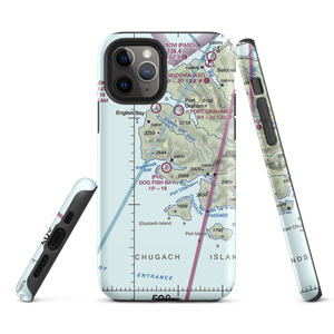 Dog Fish Bay Airport (AK07) VFR Sectional  Tough iPhone Case