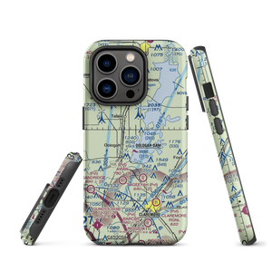 Dog Iron Ranch Airport (OK37) VFR Sectional  Tough iPhone Case