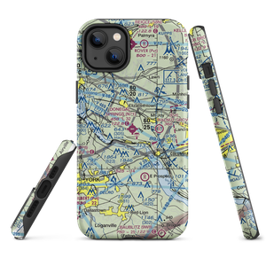 Donegal Springs Airpark (N71) VFR Sectional  Tough iPhone Case