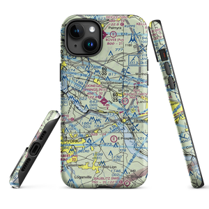 Donegal Springs Airpark (N71) VFR Sectional  Tough iPhone Case