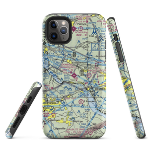 Donegal Springs Airpark (N71) VFR Sectional  Tough iPhone Case