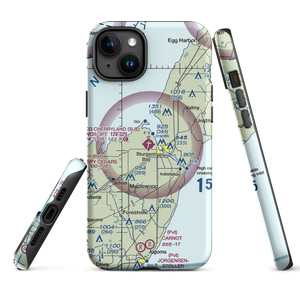 Door County Cherryland Airport (SUE) VFR Sectional  Tough iPhone Case