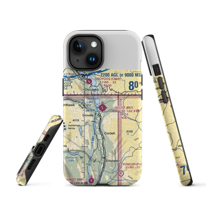 Dorothy Scott Airport (0S7) VFR Sectional  Tough iPhone Case