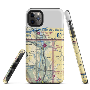 Dorothy Scott Airport (0S7) VFR Sectional  Tough iPhone Case