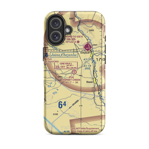 Dorsey Creek Ranch Airport (0WY1) VFR Sectional  Tough iPhone Case