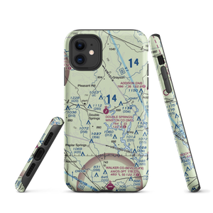 Double Springs/Winston County Airport (3M2) VFR Sectional  Tough iPhone Case