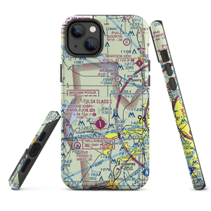 Double W Airport (3OK7) VFR Sectional  Tough iPhone Case